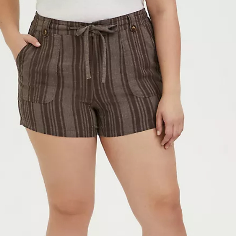 NWT Torrid Linen Shorts